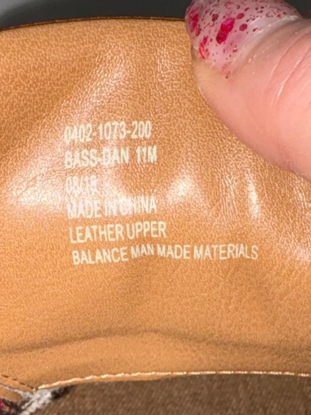 G.H. Bass & Co. Cognac Brown Leather Cap-Toe Derby‎ Oxfords Size 11